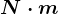 N\cdot m