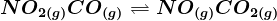 NO2(g)+CO(g)<--> NO(g)+CO2(g)