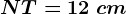 NT=12\ cm