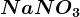 NaNO3