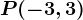 P(-3,3)