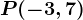 P(-3,7)