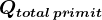 Qtotal\, primit