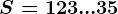S=1+2+3+...+35
