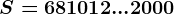 S=6+8+10+12+...+2000