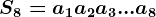 S8=a1+a2+a3+...+a8