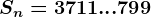 Sn=3+7+11+...+799