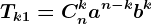 Tk+1=Cn^ka^n-kb^k
