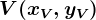 V(xV,yV)