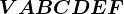 VABCDEF