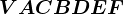 VACBDEF