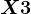 X+3