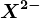X^2-