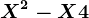 X^2-X+4