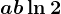 a+b\ln2