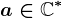 a\in \mathbbC^*