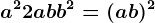 a^2+2ab+b^2=(a+b)^2