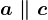 a \parallel c