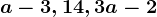 a-3, 14, 3a-2