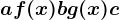 af(x)+bg(x)+c