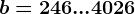 b=2+4+6+...+4026