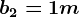 b2=1m