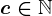 c\in \mathbbN