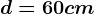 d=60 cm