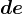 de