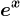 e^x