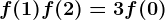 f(1)+f(2)=3f(0)