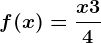 f(x)=\fracx+34