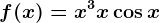f(x)=x^3+x+\cos x