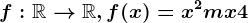 f:\mathbbR--> \mathbbR,f(x)=x^2+mx+4