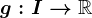 g:I-->\mathbbR