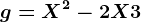 g=X^2-2X+3