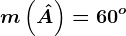 m\left ( \hatA \right )=60^o