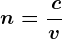n=\frac\fraccv