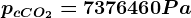 pcCO2=7376460Pa