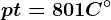 pt=801C^\circ