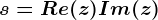 s=Re(z)+Im(z)