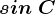 sin\ C