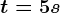 t=5s