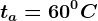 ta=60^0C
