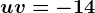 uv=-14