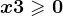 x+3\geqslant 0