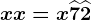 x+x=x+\widehat7+\widehat2