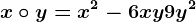 x\circ y=x^2-6xy+9y^2