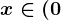 x\in(0;\frac\pi 2)