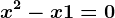 x^2-x+1=0